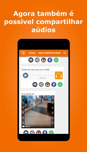 Скриншот 3 — Vídeos e imagens para whatsapp