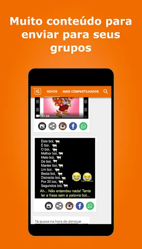 Скриншот 8 — Vídeos e imagens para whatsapp