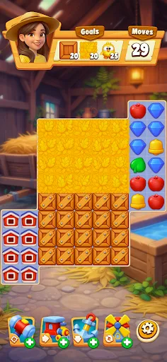 Скриншот 1 — Match & Merge: Farm Puzzle