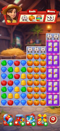 Скриншот 4 — Match & Merge: Farm Puzzle