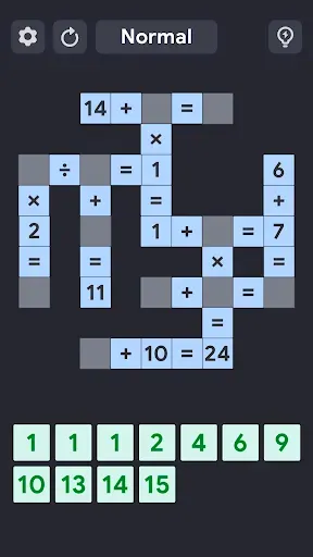 Скриншот 5 — Crossmath Игры - Math пазл