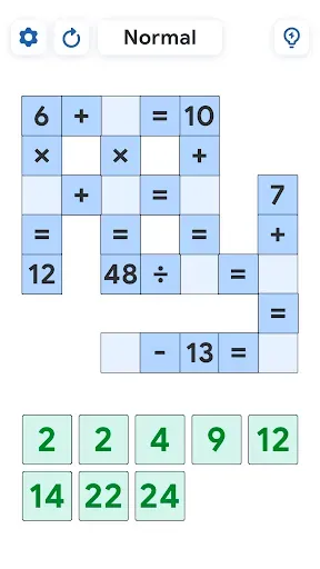 Скриншот 6 — Crossmath Игры - Math пазл