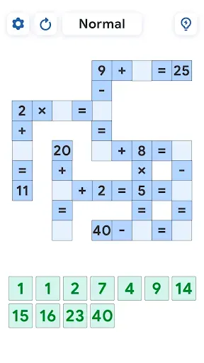 Скриншот 7 — Crossmath Игры - Math пазл