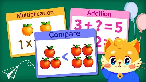 Скриншот 1 — Math for Kids - Детские Игры