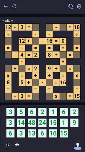 Скриншот 3 — Математические игры Crossmath