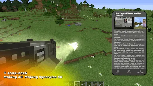 Скриншот 3 — мод на оружие в minecraft pe