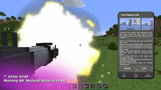 Скриншот 6 — мод на оружие в minecraft pe
