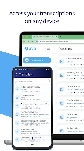 Скриншот 7 — Ava: Transcribe Voice to Text