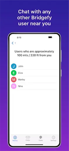 Скриншот 3 — Bridgefy - Оффлайн сообщения