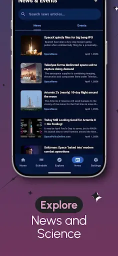 Скриншот 4 — Space Launch Now - Tracker