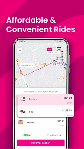 Скриншот 2 — Jeeny - Book Affordable Rides