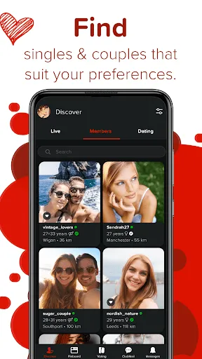Скриншот 1 — JOYCE Adult Dating & Flirts
