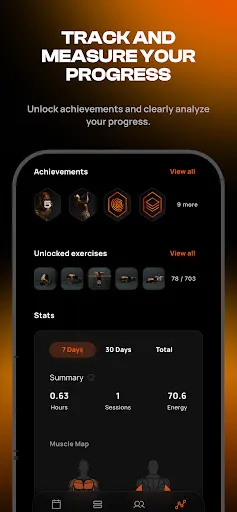 Скриншот 4 — Calisteniapp: Workout Programs