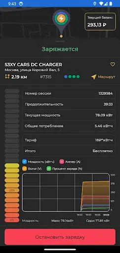 Скриншот 8 — IT Charge ‒ для электромобилей