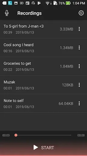 Скриншот 4 — Voice Recorder & Audio Editor