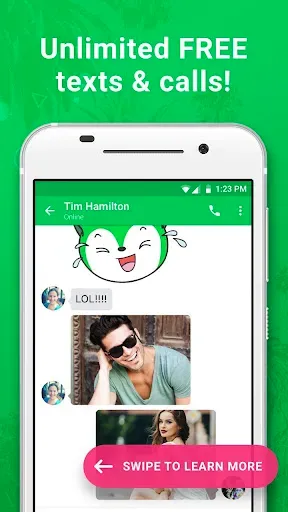 Скриншот 1 — Nextplus: Phone # Text + Call