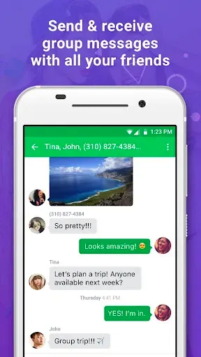 Скриншот 4 — Nextplus: Phone # Text + Call
