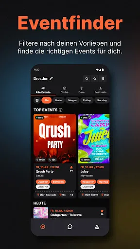 Скриншот 5 — Qrush: Events, Freunde & Deals