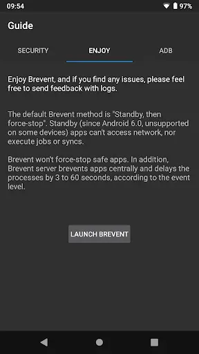 Скриншот 2 — Brevent
