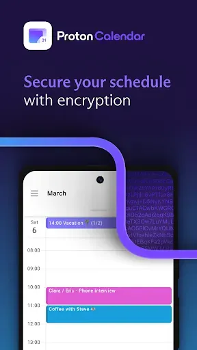 Скриншот 1 — Proton Calendar: ежедневник