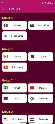 Скриншот 3 — World Cup Schedule 2026