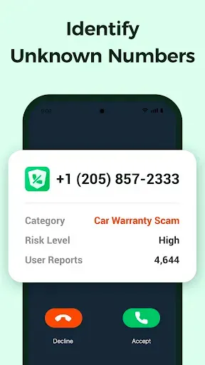Скриншот 4 — Spam Call Blocker for Android