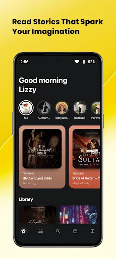 Скриншот 1 — Stck Reader – Stories Your Way