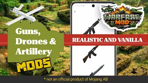 Скриншот 1 — Warfare Mod for Minecraft PE