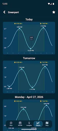 Скриншот 5 — Tides Near Me