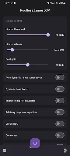 Скриншот 1 — RootlessJamesDSP