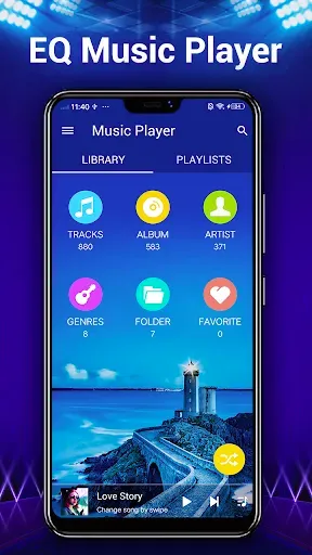 Скриншот 2 — Music Player - MP3-плеер