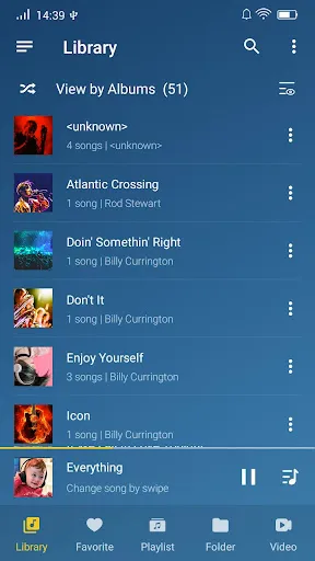 Скриншот 4 — Музыкальный плеер - аудиоплеер