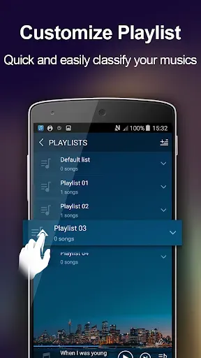 Скриншот 4 — Музыкальный плеер +