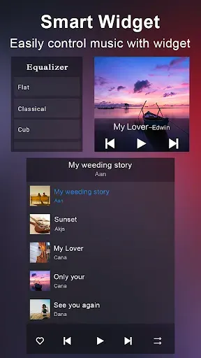 Скриншот 8 — Музыкальный плеер +