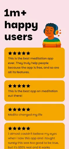 Скриншот 6 — Medito: Meditation & Sleep