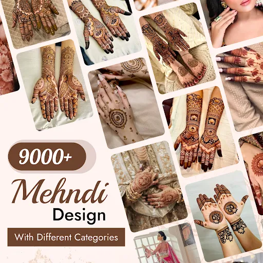 Скриншот 1 — Mehndi Design 2026 : Offline