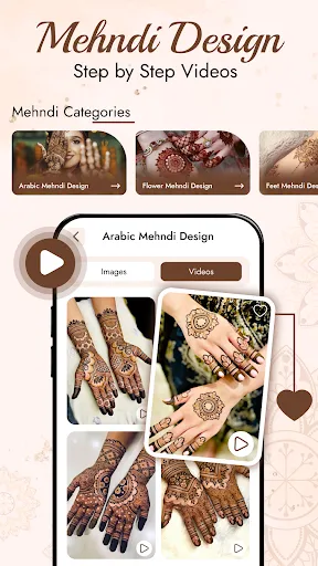 Скриншот 2 — Mehndi Design 2026 : Offline