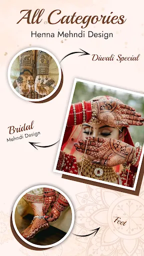 Скриншот 3 — Mehndi Design 2026 : Offline