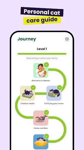 Скриншот 2 — Meowz: Cat Training & Pet care