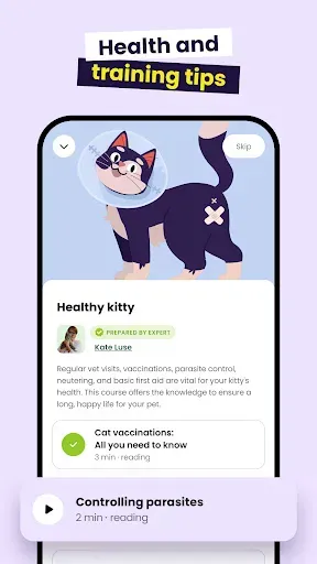 Скриншот 4 — Meowz: Cat Training & Pet care