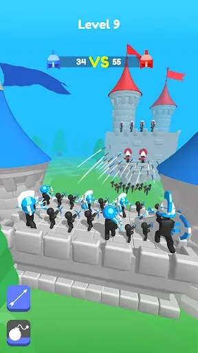 Скриншот 1 — Merge Archers: лучники мердж