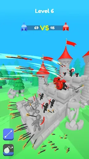 Скриншот 4 — Merge Archers: лучники мердж