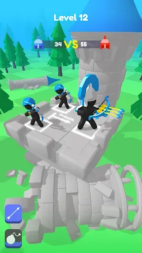 Скриншот 5 — Merge Archers: лучники мердж
