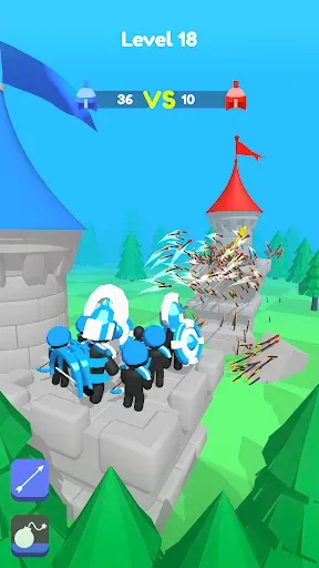 Скриншот 8 — Merge Archers: лучники мердж