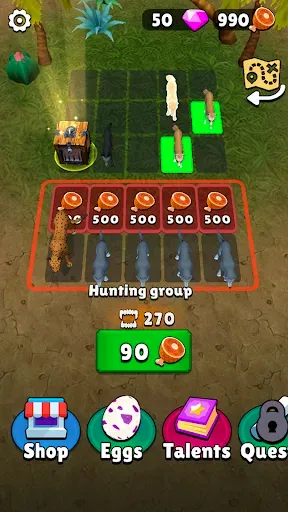 Скриншот 2 — Merge & Hunt: World Evolution