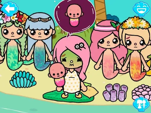 Скриншот 1 — Mermaid Games: Princess Salon