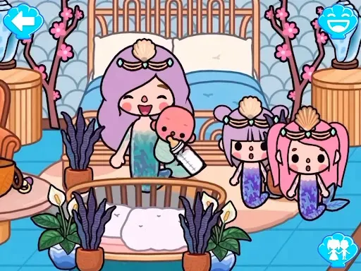 Скриншот 2 — Mermaid Games: Princess Salon