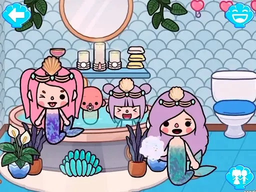 Скриншот 4 — Mermaid Games: Princess Salon