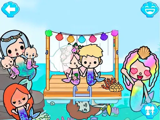 Скриншот 1 — Princess Town: Mermaid Games