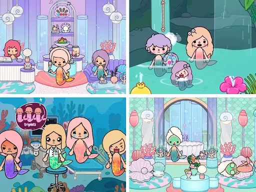 Скриншот 8 — Princess Town: Mermaid Games